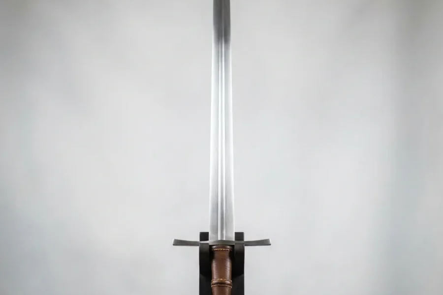 The Honshu Historic Single-Hand Sword, a one-handed design with a straight blade and simple crossguard.